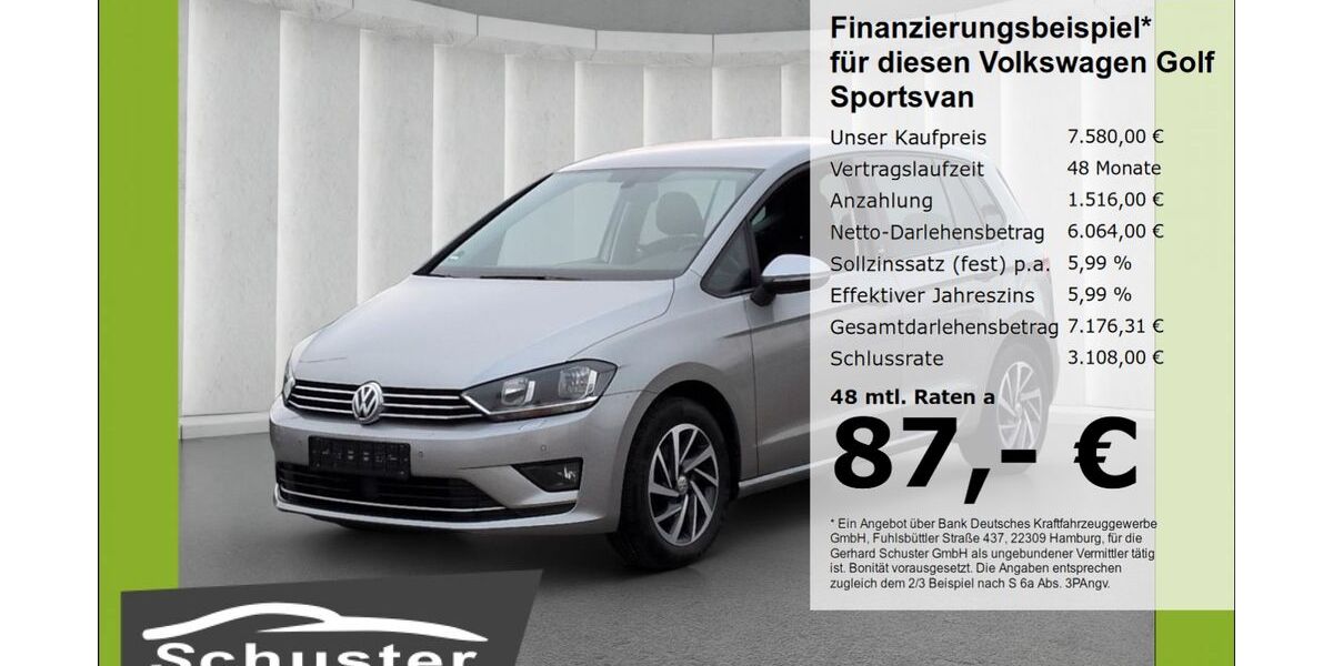 VW Golf Sportsvan 271.213 km 7.580 &euro; Ruhstorf 94099