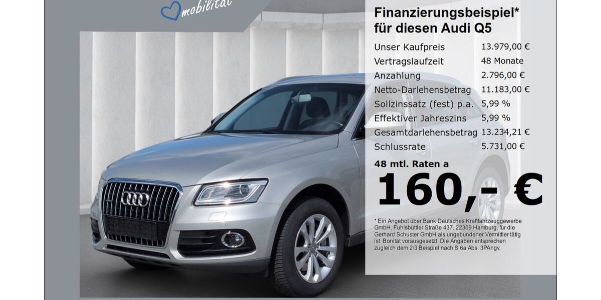 Audi Q5 204.507 km 13.479 &euro; Ruhstorf 94099
