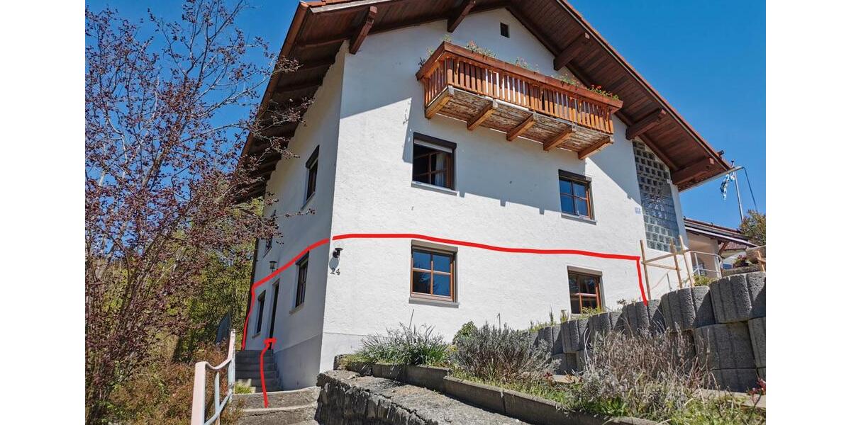 Erdgeschoßwohnung Passau Maierhof - 2 Zimmer, 60 m&sup2;, 550&euro; | Angebot:26019895