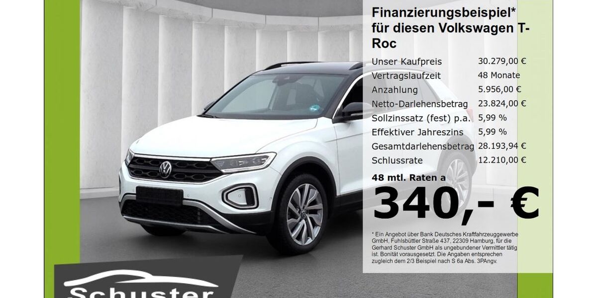 VW T-Roc 20.295 km 29.780 &euro; Ruhstorf 94099