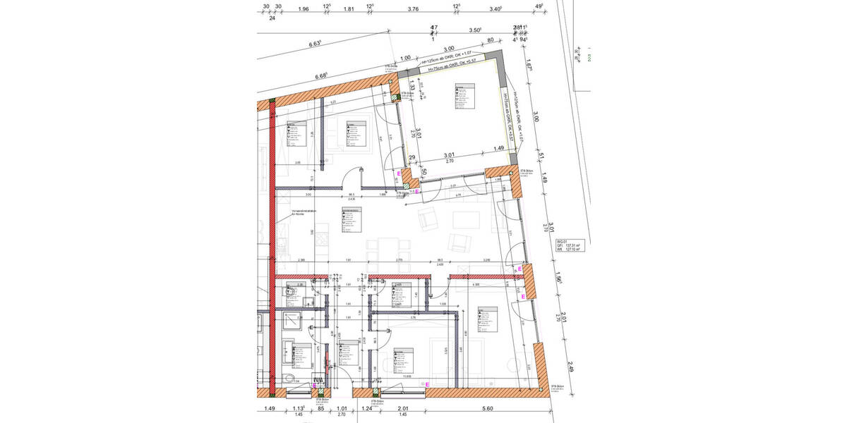 Etagenwohnung Bad Griesbach im Rottal Griesbach - 4 Zimmer, 127 m&sup2;, 499.900&euro; | Angebot:25685321