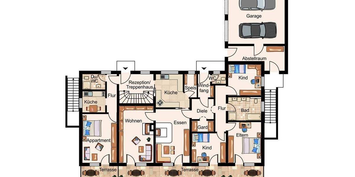 Mehrfamilienhaus, Wohnhaus Bad Füssing - 1 Zimmer, 400 m&sup2;, 750.000&euro; | Angebot:25700532