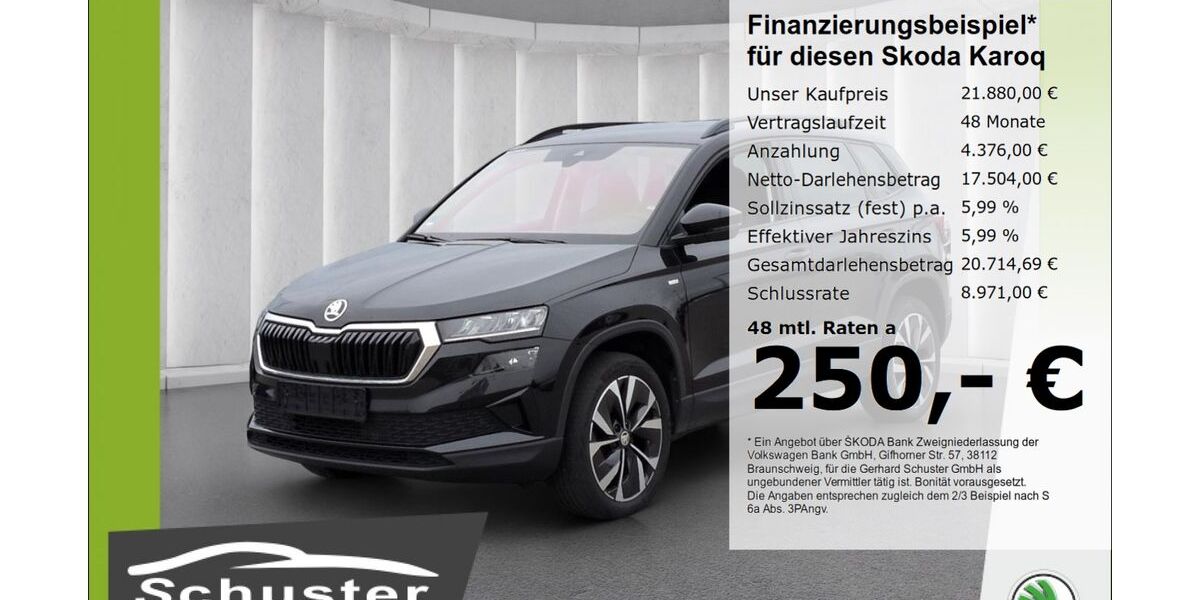 Skoda Karoq 95.066 km 21.880 &euro; Ruhstorf 94099