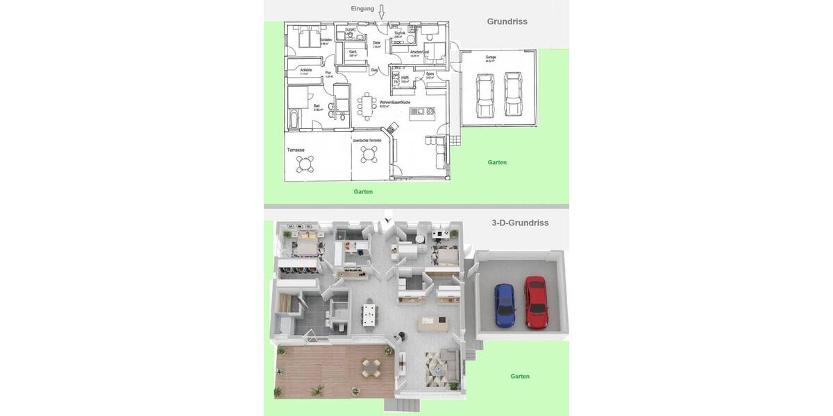 Bungalow Haarbach - 4 Zimmer, 150 m&sup2;, 749.000&euro; | Angebot:25997539