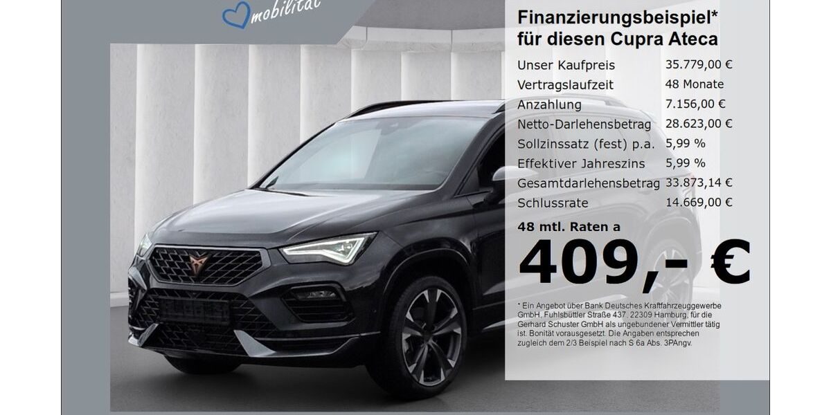 Cupra Ateca 19.877 km 35.279 &euro; Ruhstorf 94099