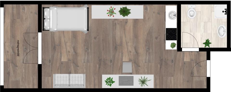 Etagenwohnung Passau Mühltal - 1 Zimmer, 19 m&sup2;, 330&euro; | Angebot:25860121