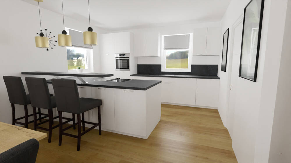 Etagenwohnung Bad Griesbach - 3 Zimmer, 94 m&sup2;, 402.500&euro; | Angebot:25708661