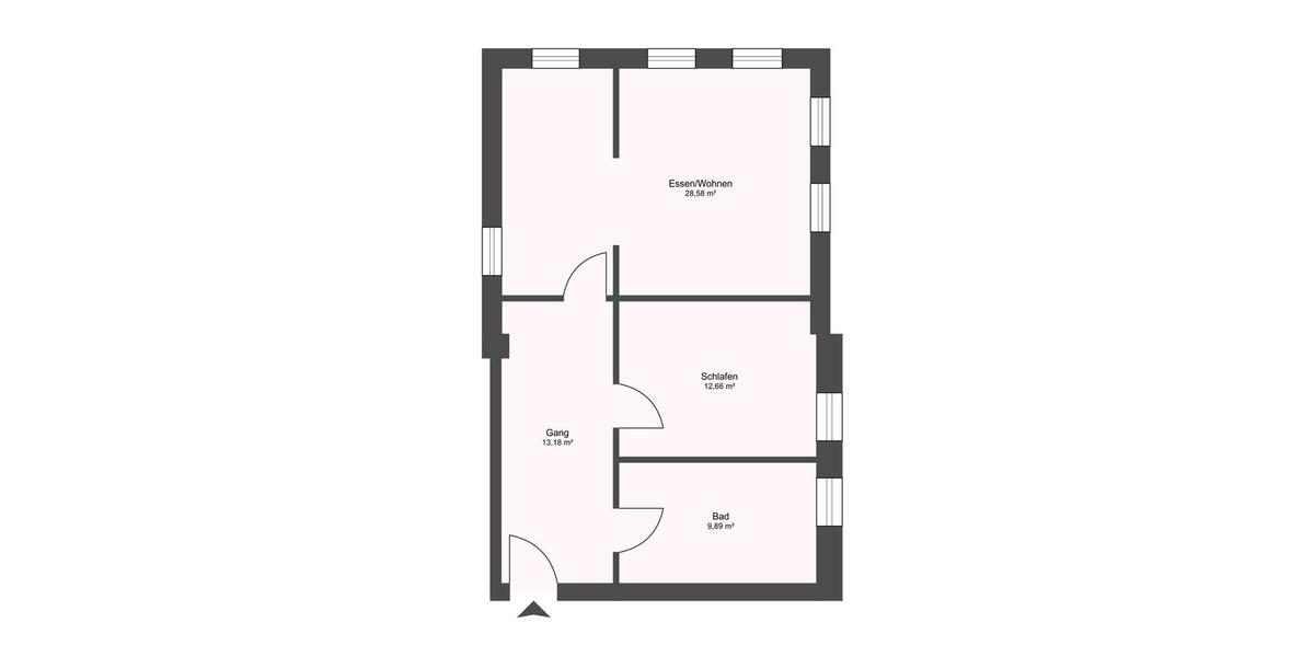 Etagenwohnung Bad Griesbach im Rottal - 2 Zimmer, 64 m&sup2;, 650&euro; | Angebot:25233743