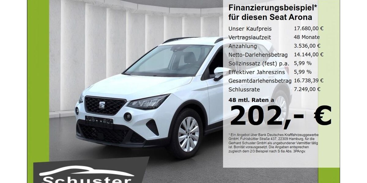 Seat Arona 16.455 km 17.680 &euro; Ruhstorf 94099