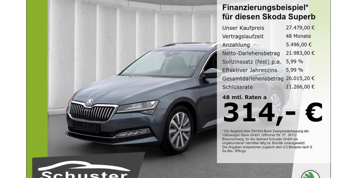Skoda Superb 91.206 km 27.479 &euro; Ruhstorf 94099