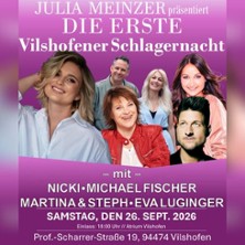 1. Vilshofener Schlagernacht 26.09.2026 Atrium des Vilshofener Gymnasiums
