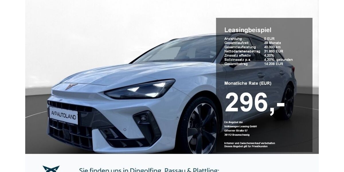 Cupra Leon 22.253 km 30.780 &euro; Passau 94036