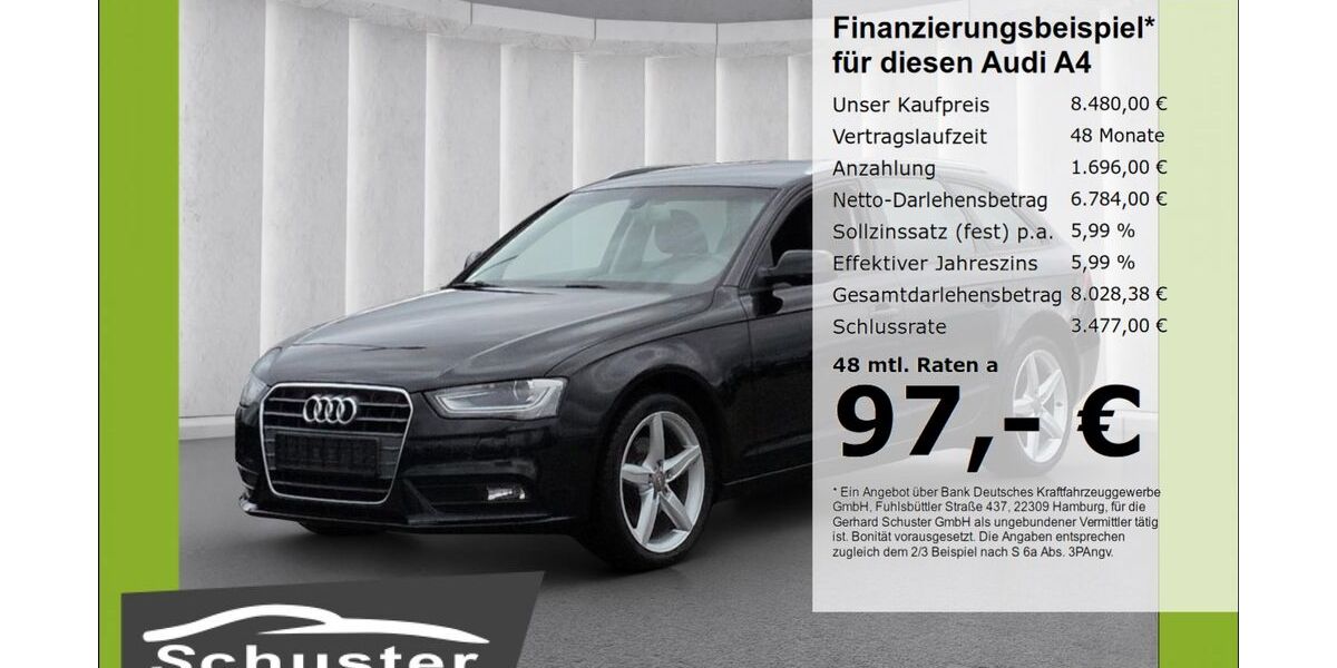 Audi A4 195.088 km 8.480 &euro; Ruhstorf 94099