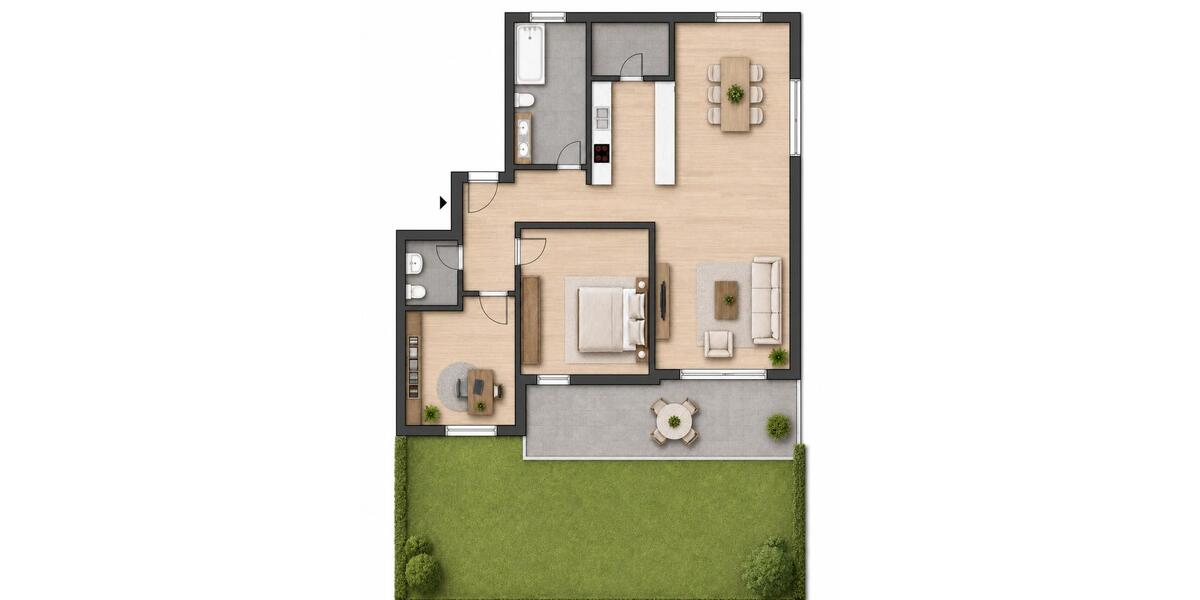 Erdgeschoßwohnung Vilshofen an der Donau - 3 Zimmer, 85 m&sup2;, 372.000&euro; | Angebot:27017927