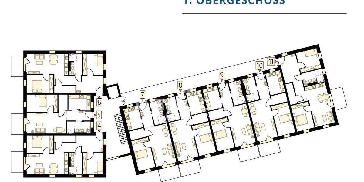 Etagenwohnung Pocking Hartkirchen - 2 Zimmer, 71 m&sup2;, 297.407&euro; | Angebot:25670736