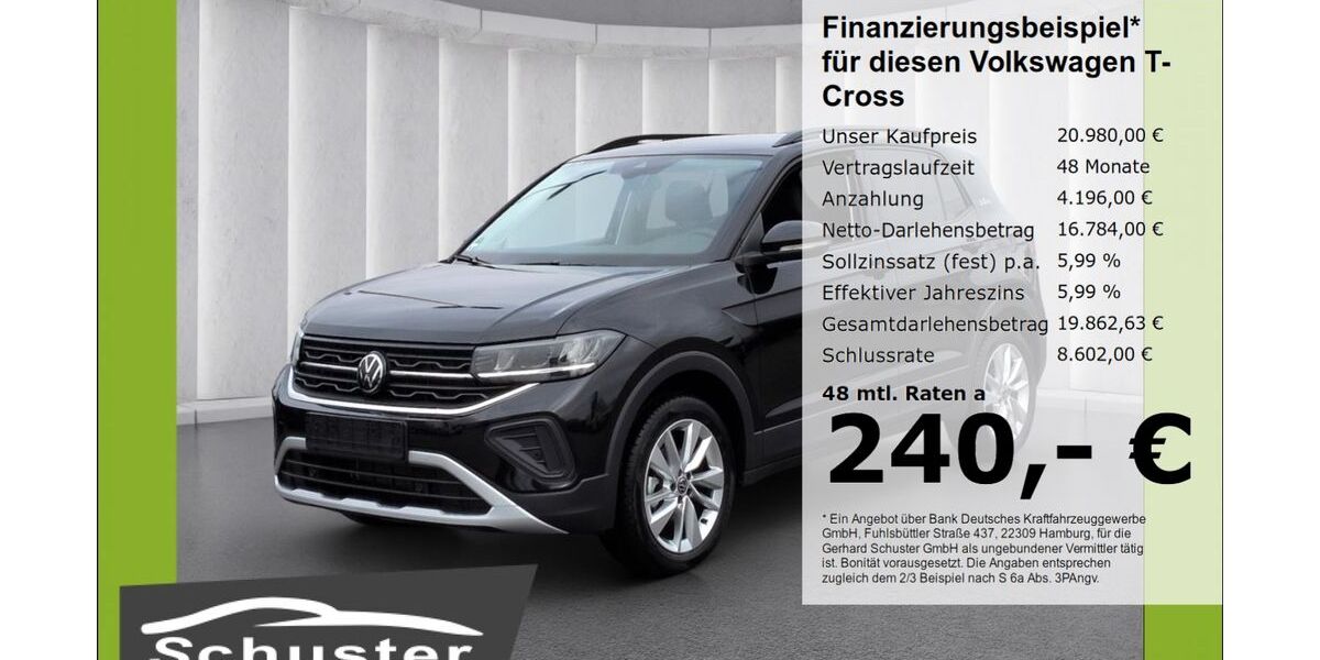 VW T-Cross 5.408 km 20.980 &euro; Ruhstorf 94099