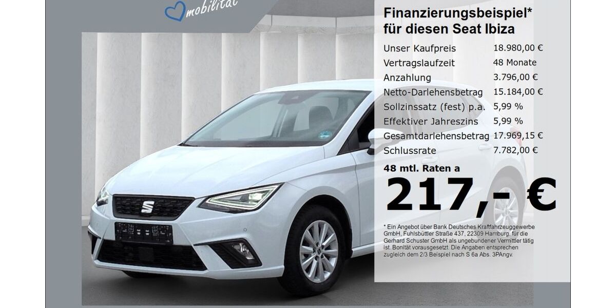 Seat Ibiza 17.895 km 18.679 &euro; Ruhstorf 94099