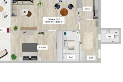 Wohnung Passau Maierhof - 2 Zimmer, 60 m&sup2;, 600&euro; | Angebot:25254926