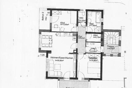 Wohnung Hauzenberg - 3 Zimmer, 96 m&sup2;, 860&euro; | Angebot:25827632