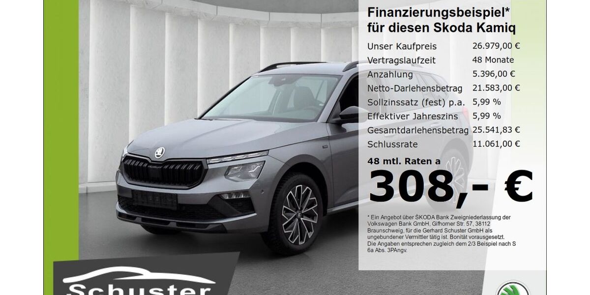 Skoda Kamiq 23.477 km 26.979 &euro; Ruhstorf 94099