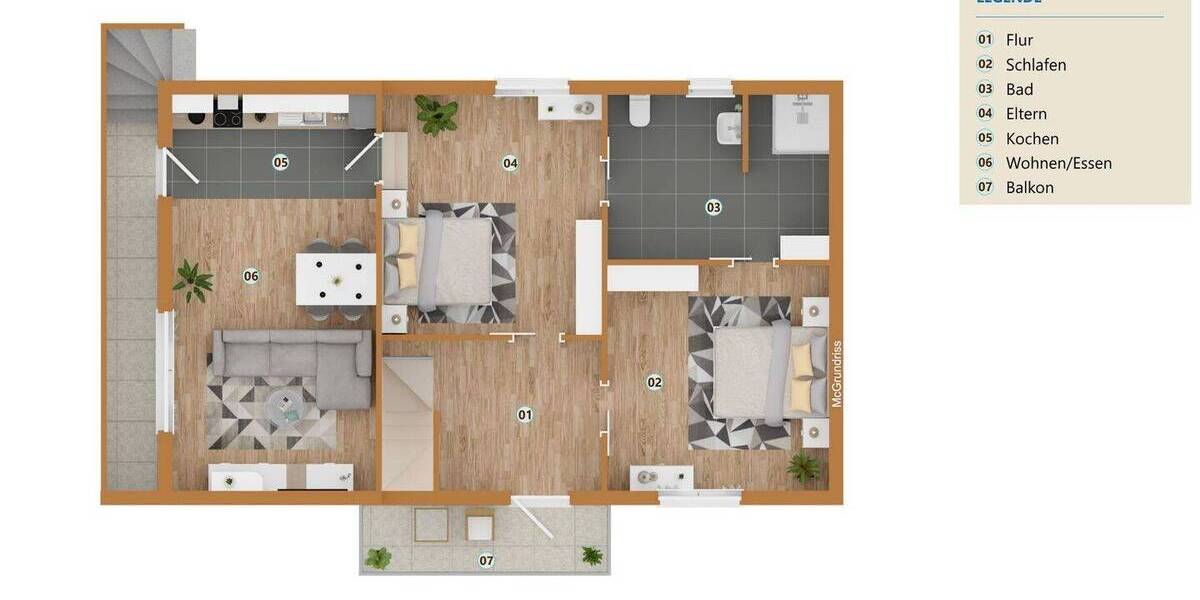 Mehrfamilienhaus, Wohnhaus Künzing Bruck - 5 Zimmer, 132 m&sup2;, 359.000&euro; | Angebot:26036742