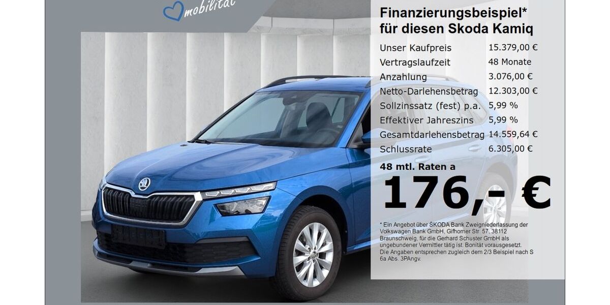 Skoda Kamiq 64.187 km 15.379 &euro; Ruhstorf 94099