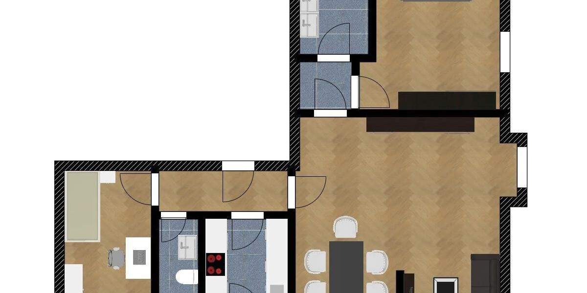 Etagenwohnung Passau Haidenhof-Nord - 3 Zimmer, 84 m&sup2;, 244.000&euro; | Angebot:25708666