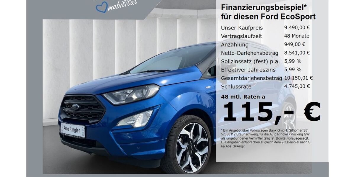 Ford EcoSport 117.342 km 9.490 &euro; Pocking 94060