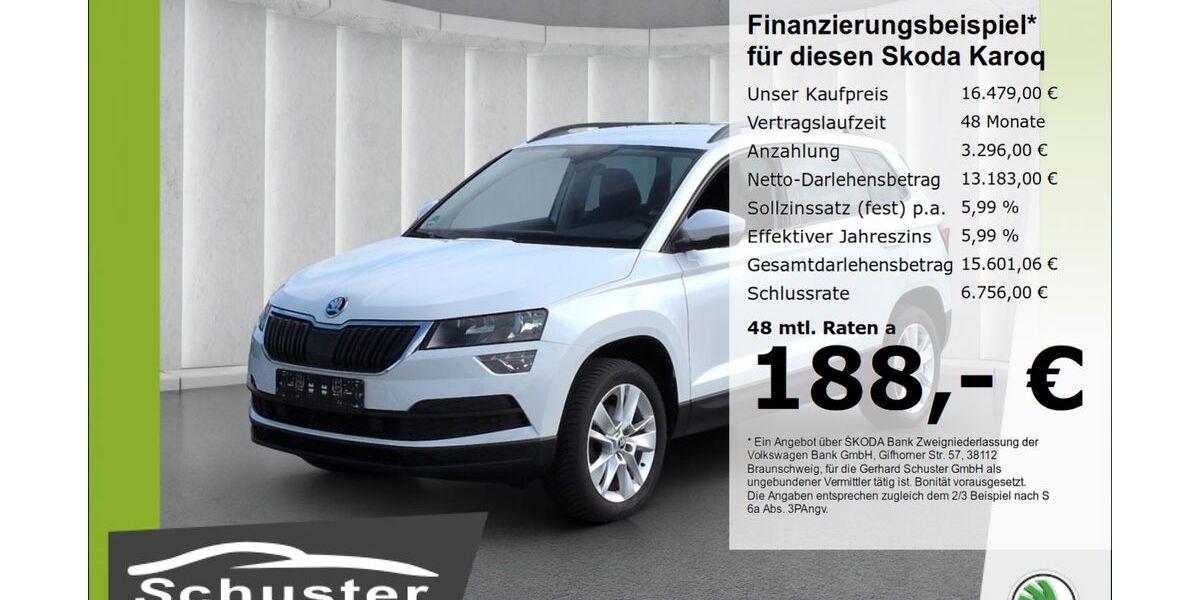 Skoda Karoq 140.735 km 16.479 &euro; Ruhstorf 94099