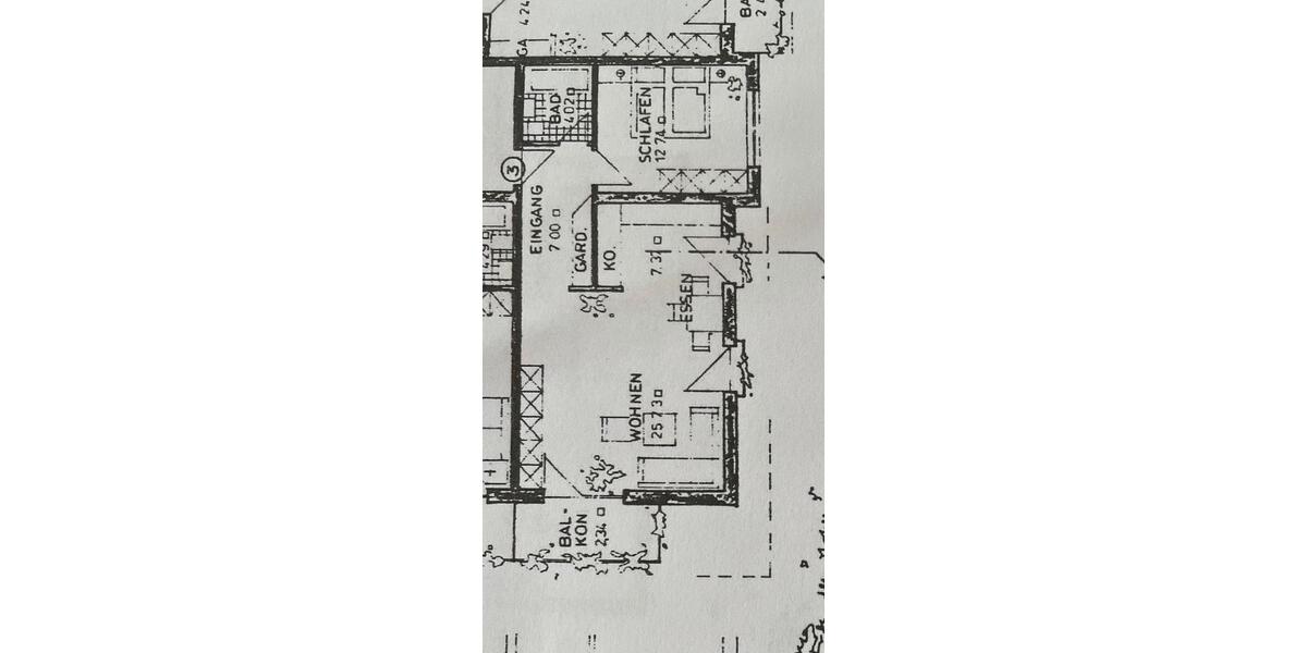 Erdgeschoßwohnung Bad Griesbach im Rottal - 2 Zimmer, 58 m&sup2;, 545&euro; | Angebot:25403358