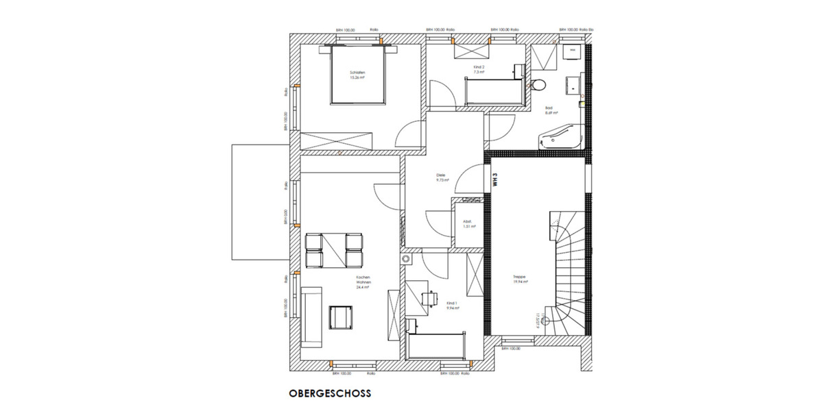 Etagenwohnung Außernzell - 3 Zimmer, 75 m&sup2;, 850&euro; | Angebot:24582490