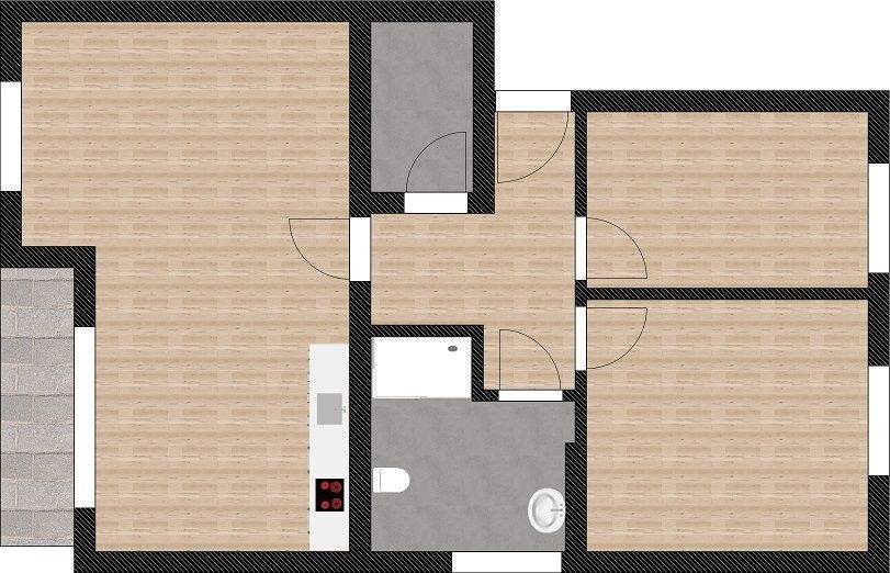 Etagenwohnung Passau / Grubweg Grubweg - 3 Zimmer, 71 m&sup2;, 347.250&euro; | Angebot:25749267