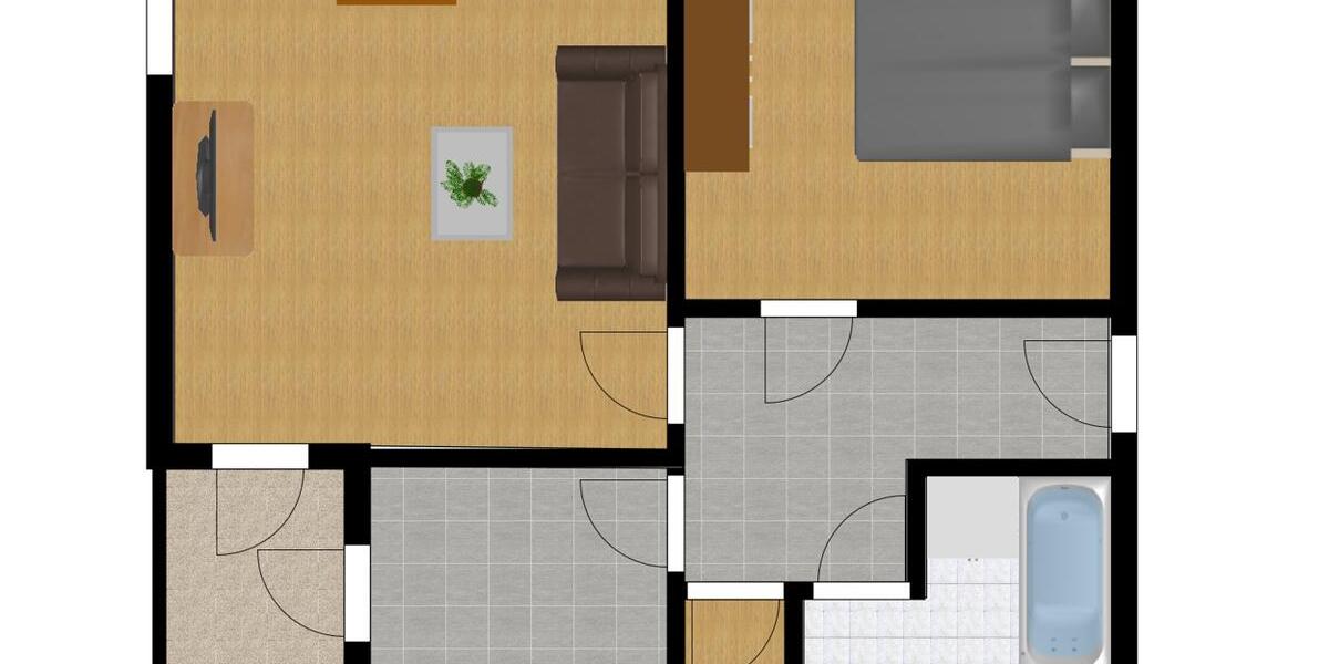 Etagenwohnung Passau Auerbach - 2 Zimmer, 46 m&sup2;, 520&euro; | Angebot:25231176