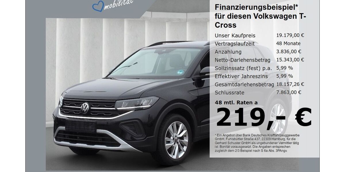 VW T-Cross 24.459 km 19.179 &euro; Ruhstorf 94099