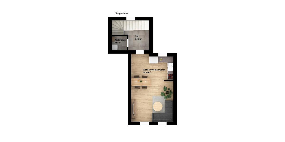 Maisonettenwohnung Ruderting - 2 Zimmer, 76 m&sup2;, 760&euro; | Angebot:26660081