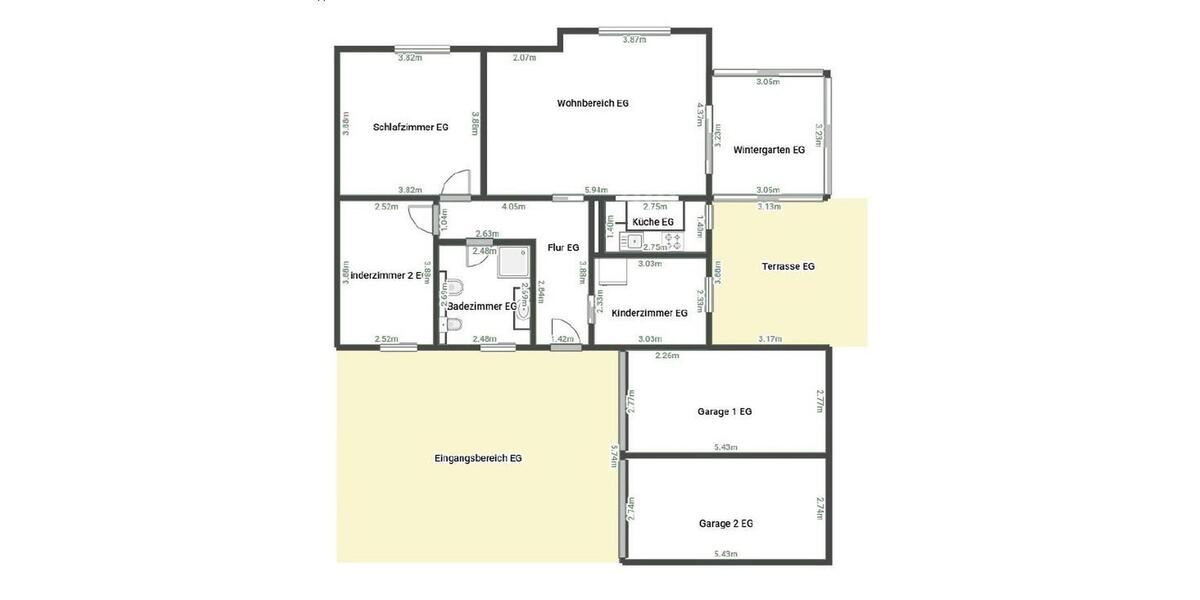 Terrassenwohnung Bad Griesbach im Rottal - 3.5 Zimmer, 90 m&sup2;, 900&euro; | Angebot:25299503