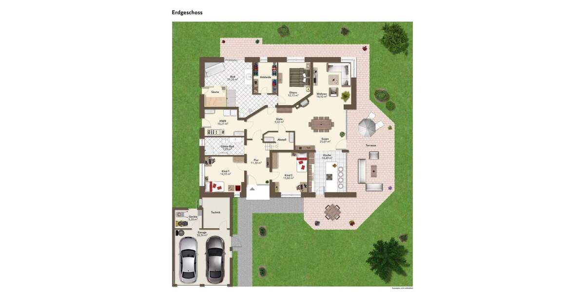 Bungalow Bad Füssing - 5 Zimmer, 220 m&sup2;, 920.000&euro; | Angebot:25779571