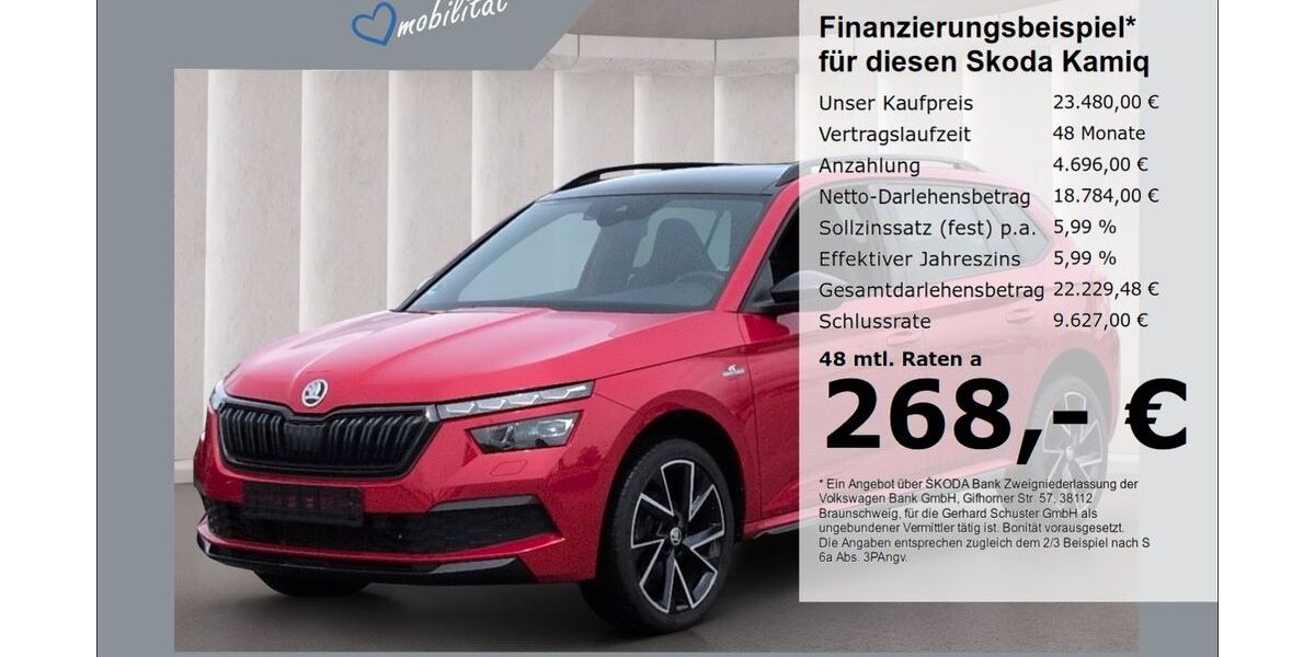 Skoda Kamiq 59.987 km 22.980 &euro; Ruhstorf 94099