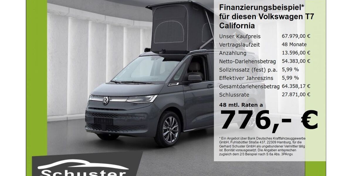 VW T7 California 29.908 km 67.979 &euro; Ruhstorf 94099