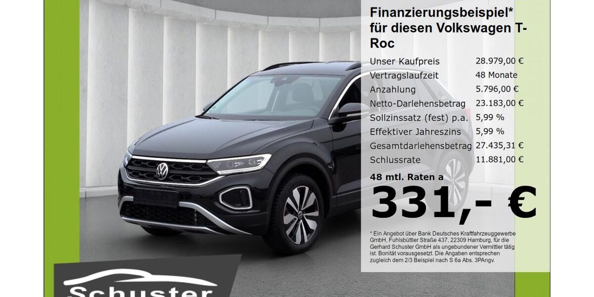 VW T-Roc 13.433 km 28.979 &euro; Ruhstorf 94099