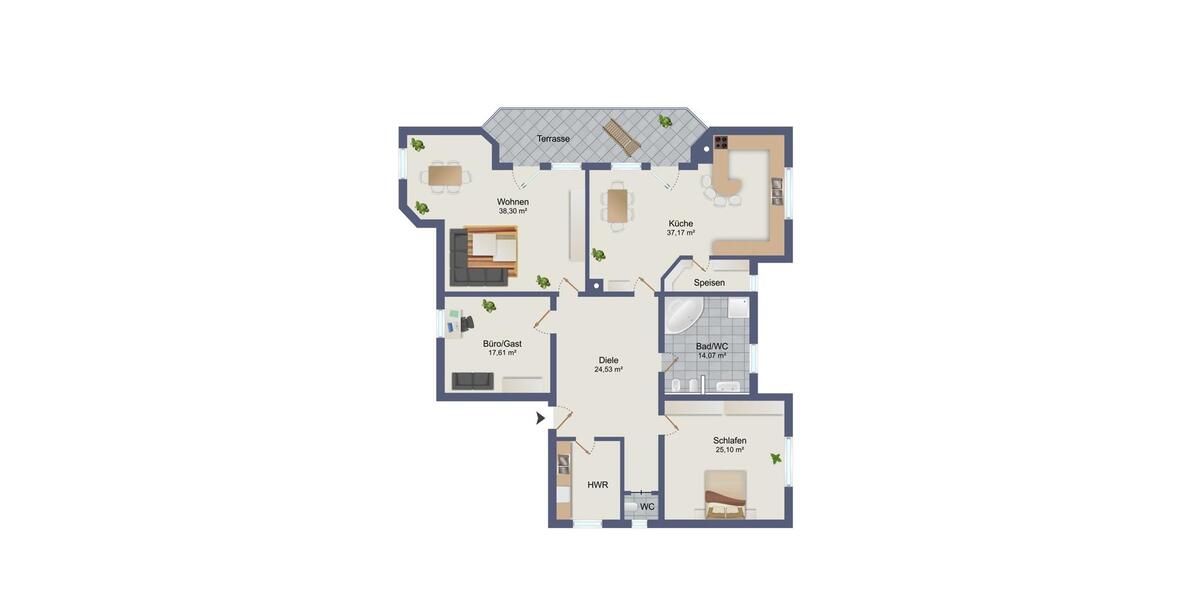 Etagenwohnung Passau Auerbach - 3.5 Zimmer, 175 m&sup2;, 950&euro; | Angebot:26676169
