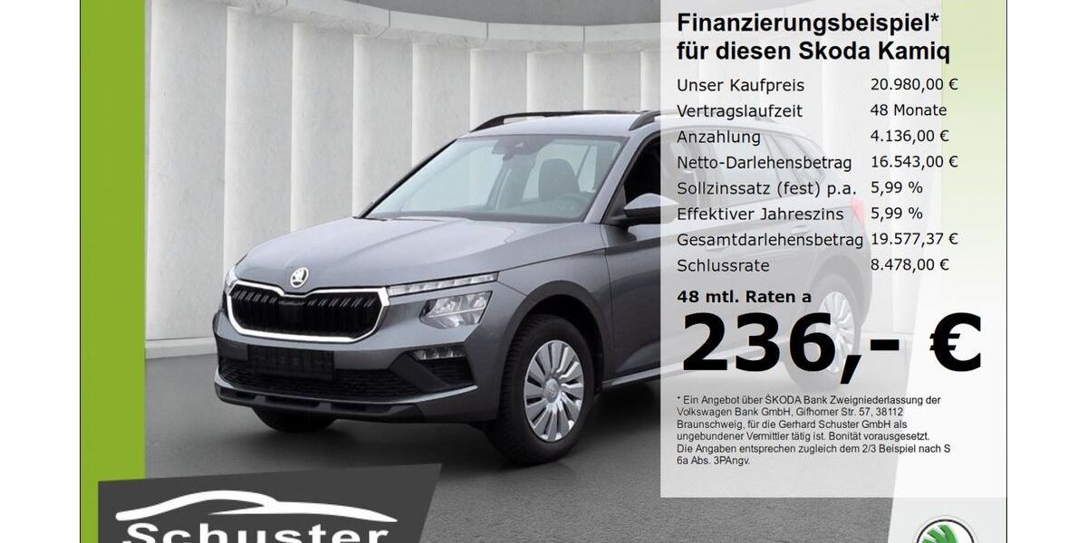 Skoda Kamiq 21.863 km 20.179 &euro; Ruhstorf 94099