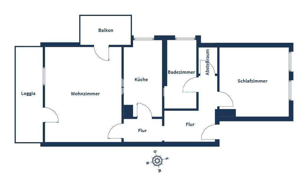Etagenwohnung Passau Haidenhof-Nord - 2 Zimmer, 60 m&sup2;, 213.000&euro; | Angebot:25739163