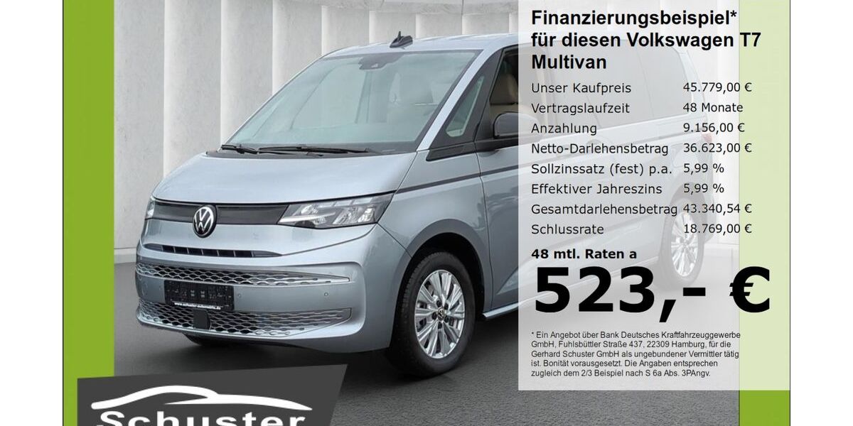 VW T7 Multivan 31.858 km 45.779 &euro; Ruhstorf 94099