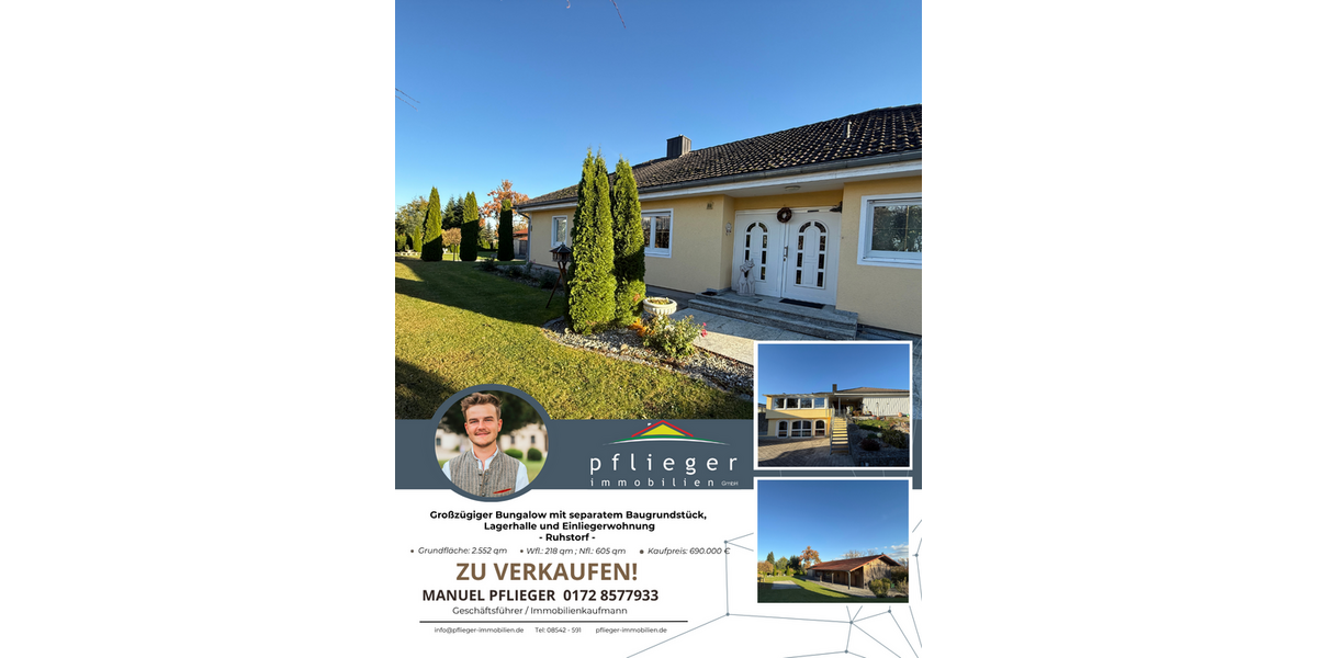 Einfamilienhaus Ruhstorf - 7 Zimmer, 218 m&sup2;, 690.000&euro; | Angebot:25811997