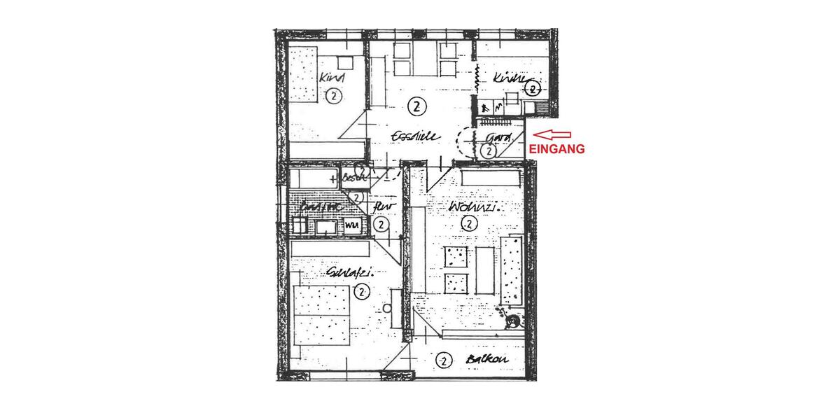 Dachgeschoßwohnung Passau Maierhof - 4 Zimmer, 85 m&sup2;, 850&euro; | Angebot:25652547