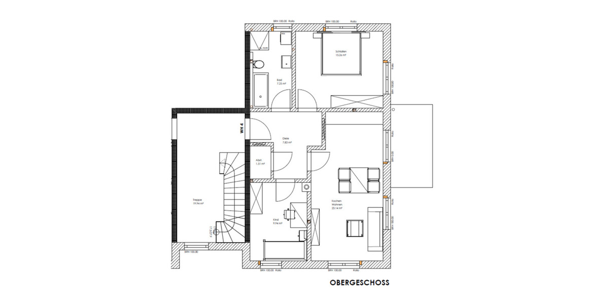 Erdgeschoßwohnung Außernzell - 4 Zimmer, 75 m&sup2;, 850&euro; | Angebot:24582490
