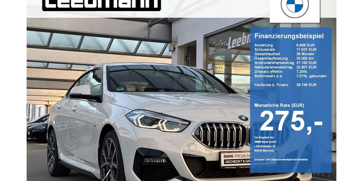 BMW 218 Gran Coupé 41.711 km 28.749 &euro; Passau 94036