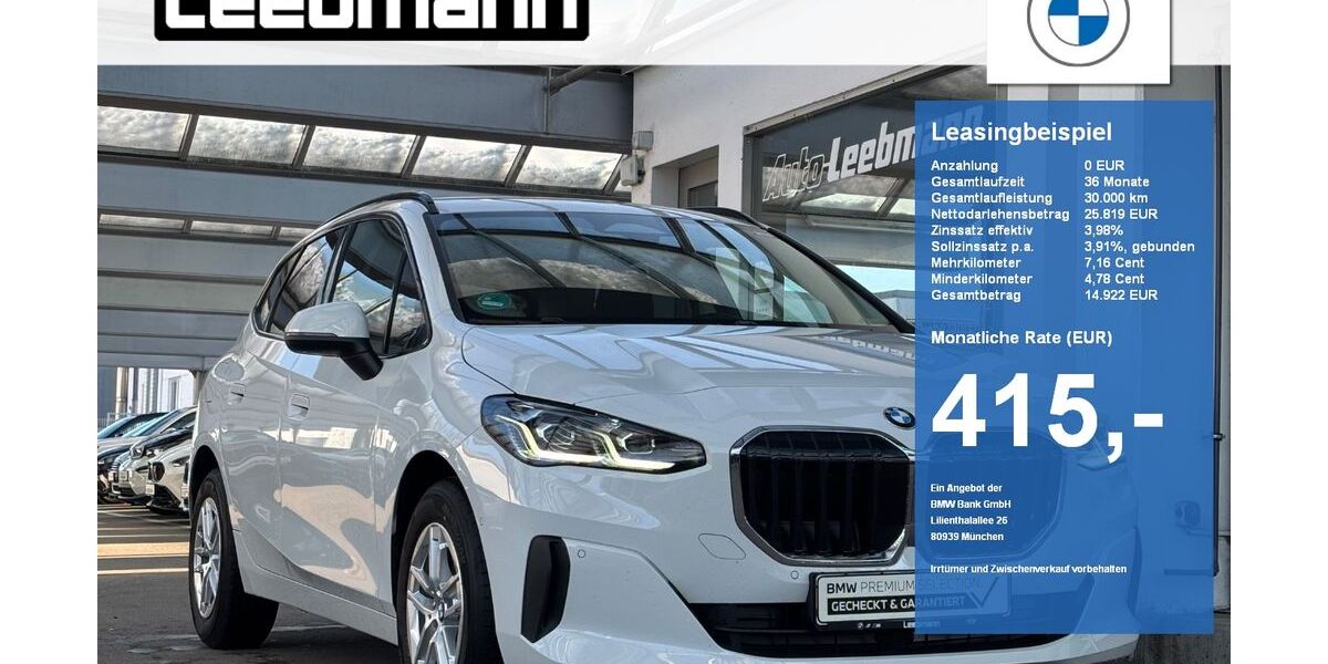 BMW 218 Active Tourer 21.999 km 30.725 &euro; Hauzenberg 94051