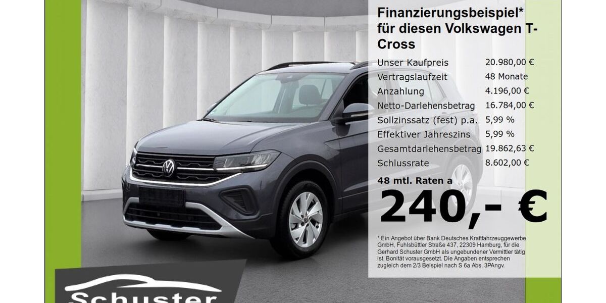 VW T-Cross 5.315 km 20.980 &euro; Ruhstorf 94099